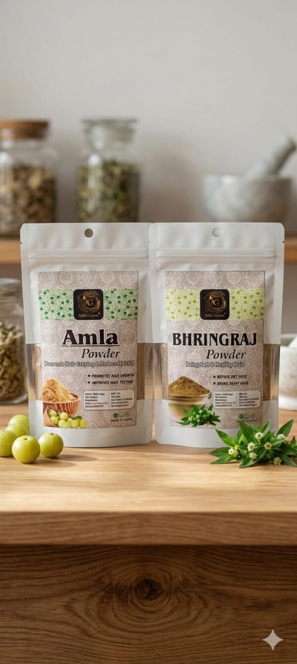 Amla and Bhringraj Powder