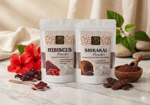 Hibiscus and Shikakai Powder