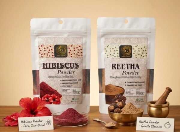 Hibiscus and Reetha Powder